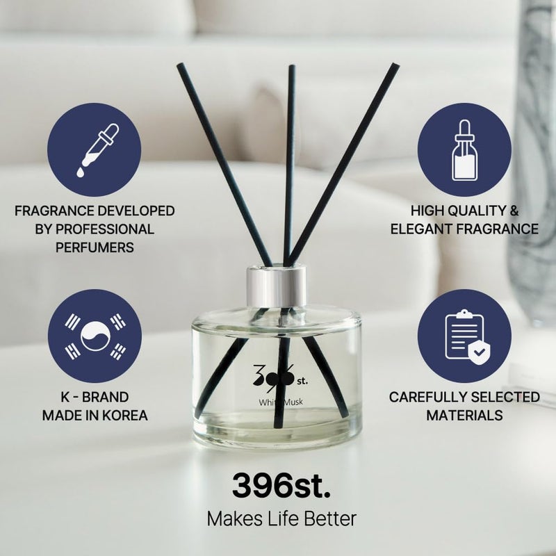 396 st. Reed Diffuser, Black Cherry, 200ml(6.7oz) / Reed Diffuser Sets, Home Fragrance, Scented Oils, Home & Bathroom DÃ©cor - Image 2